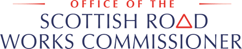 Link to homepage (Office of the Scottish Road Works Commissioner logo)